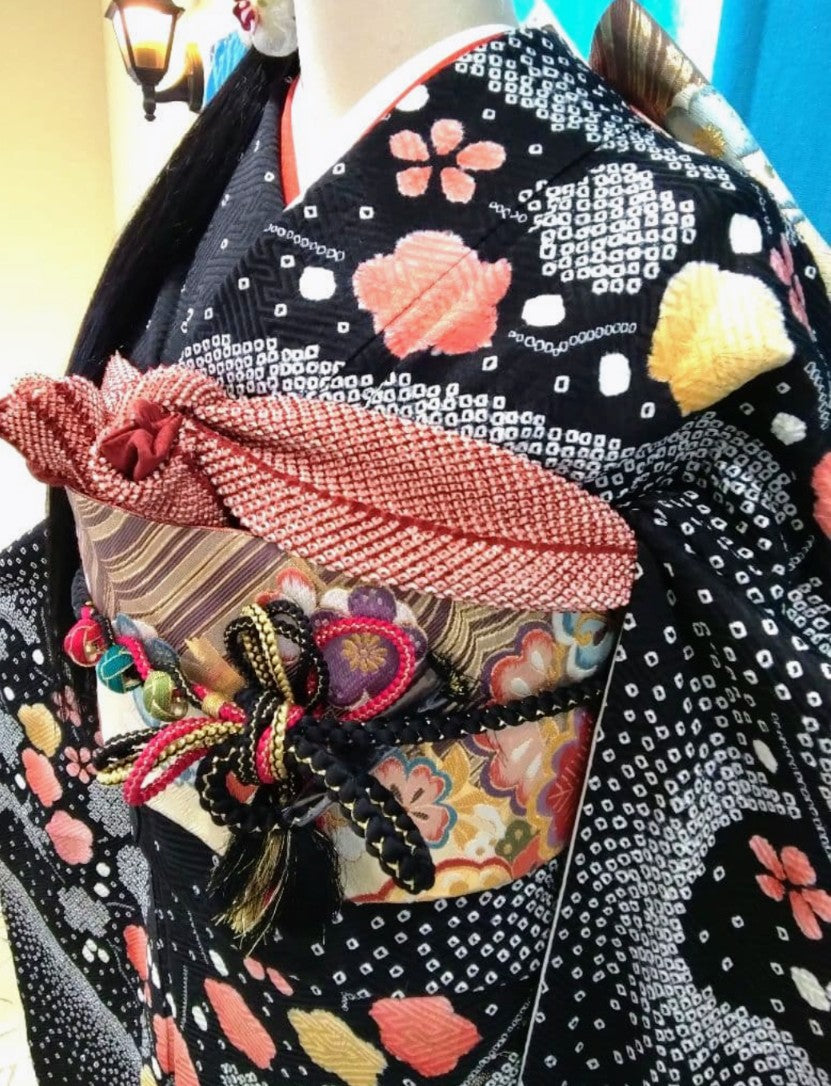 طقم فوريسود كامل - شياموتو مصنوع حسب الطلب - مقاس طويل جدًا - أوبي نيشيجين - معالج للحماية - عرض الكم 71 سم