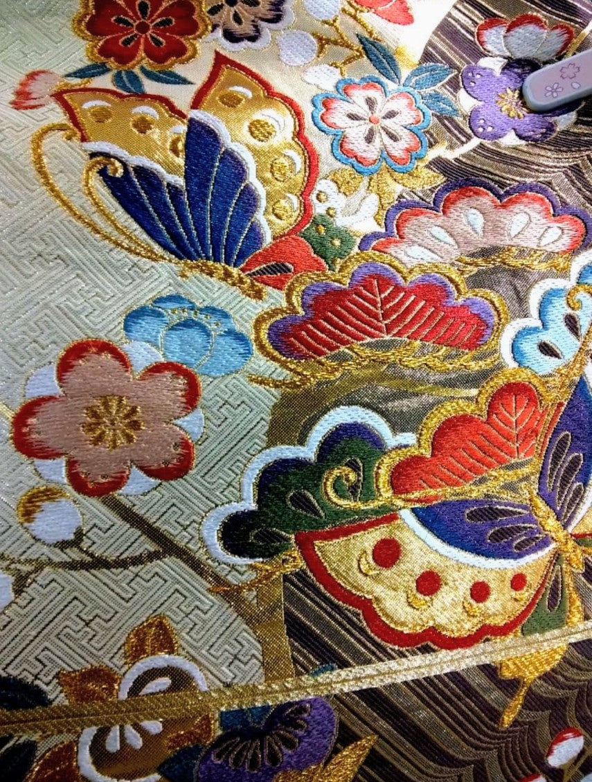 طقم فوريسود كامل - شياموتو مصنوع حسب الطلب - مقاس طويل جدًا - أوبي نيشيجين - معالج للحماية - عرض الكم 71 سم