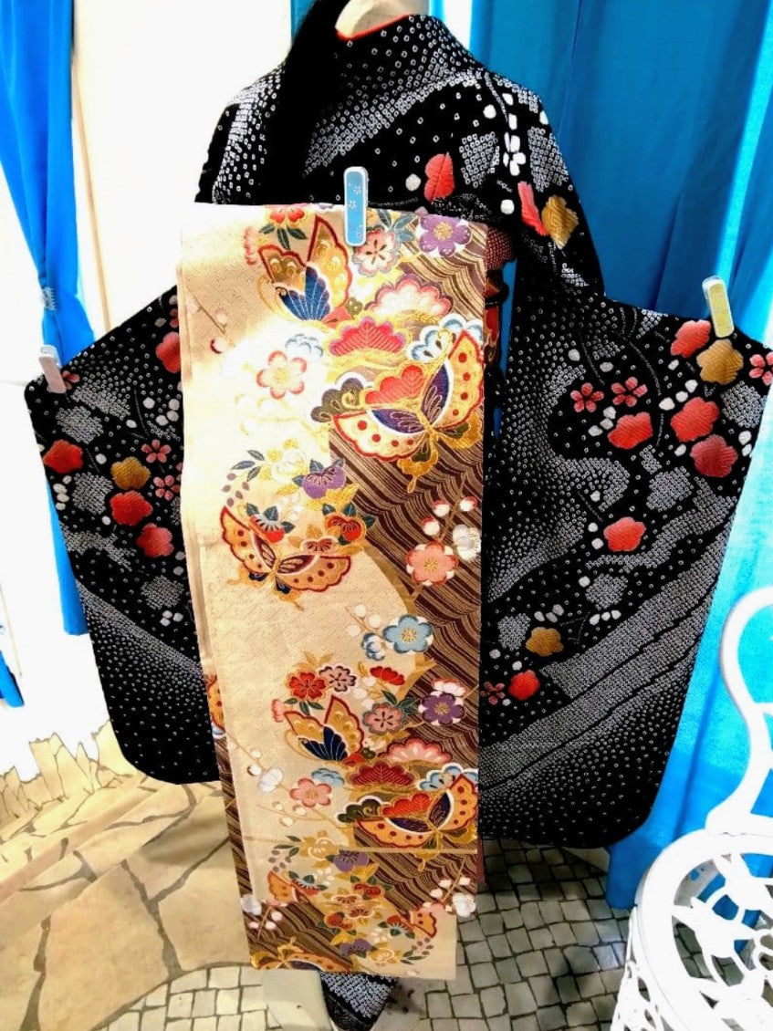 طقم فوريسود كامل - شياموتو مصنوع حسب الطلب - مقاس طويل جدًا - أوبي نيشيجين - معالج للحماية - عرض الكم 71 سم