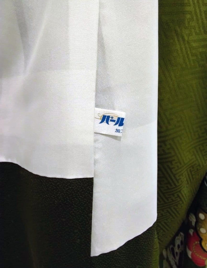 طقم فوريسود كامل - حرير خالص - تدرج لوني من الأخضر الماتشا والبنفسجي الباذنجاني - حزام نيشيجين أوبي - معالج بتقنية الحماية - عرض الكم 69 سم