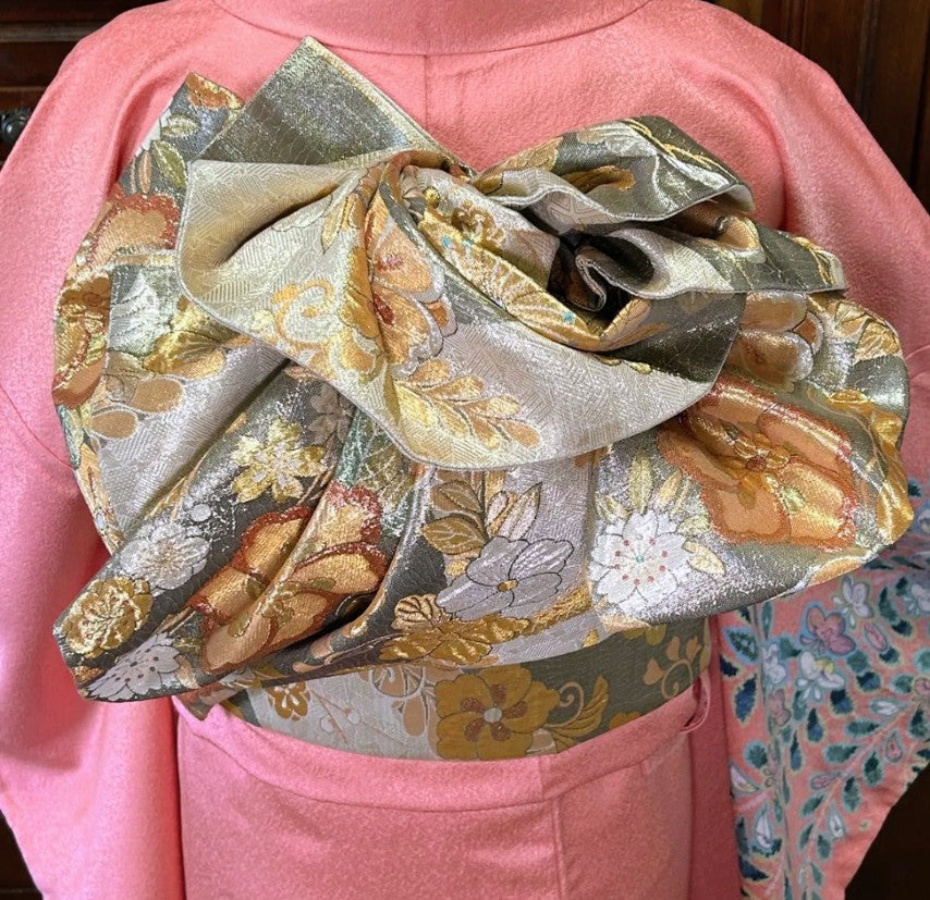 Artist-Made Furisode 5-Piece Set - Tsujigahana Shibori Pattern - Tall Size