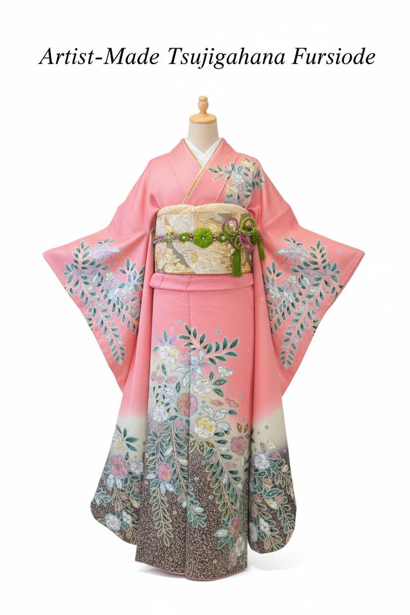Artist-Made Tsujigahana Furisode