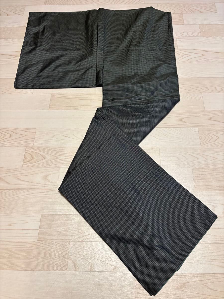 طقم رجالي من أوشيما تسوموجي باللون النيلي (هاوري وكيمونو) مع شهادة - قطعة كلاسيكية