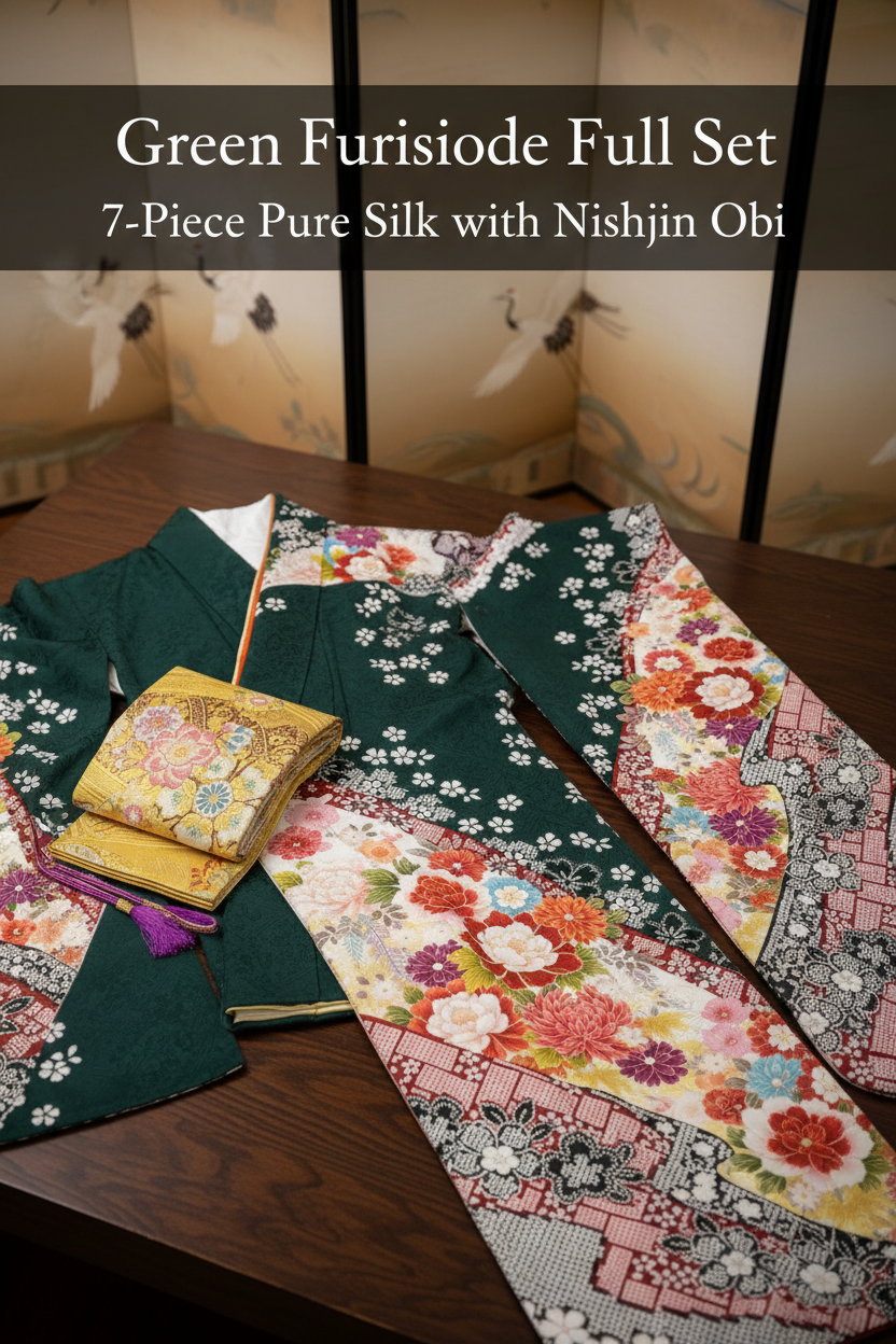 Green Furisode Pinterest Image