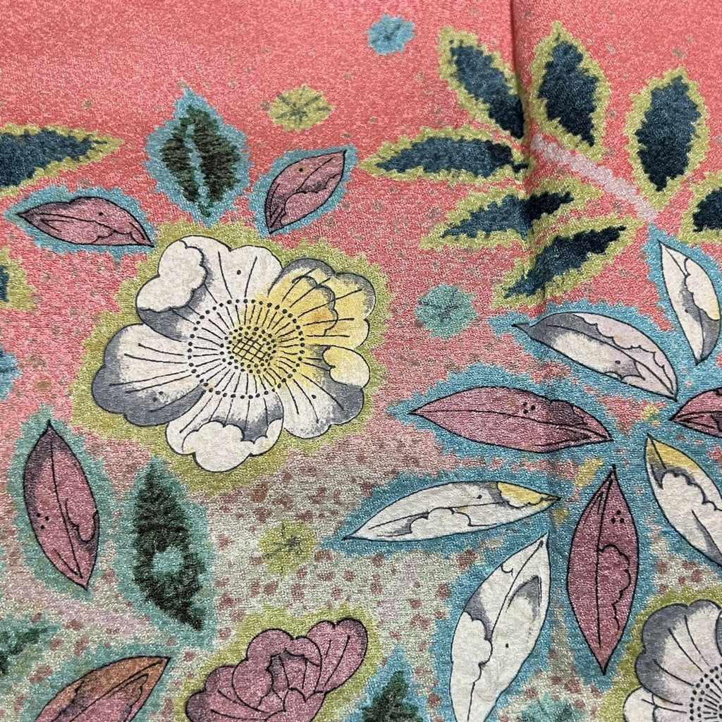 Artist-Made Furisode 5-Piece Set - Tsujigahana Shibori Pattern - Tall Size