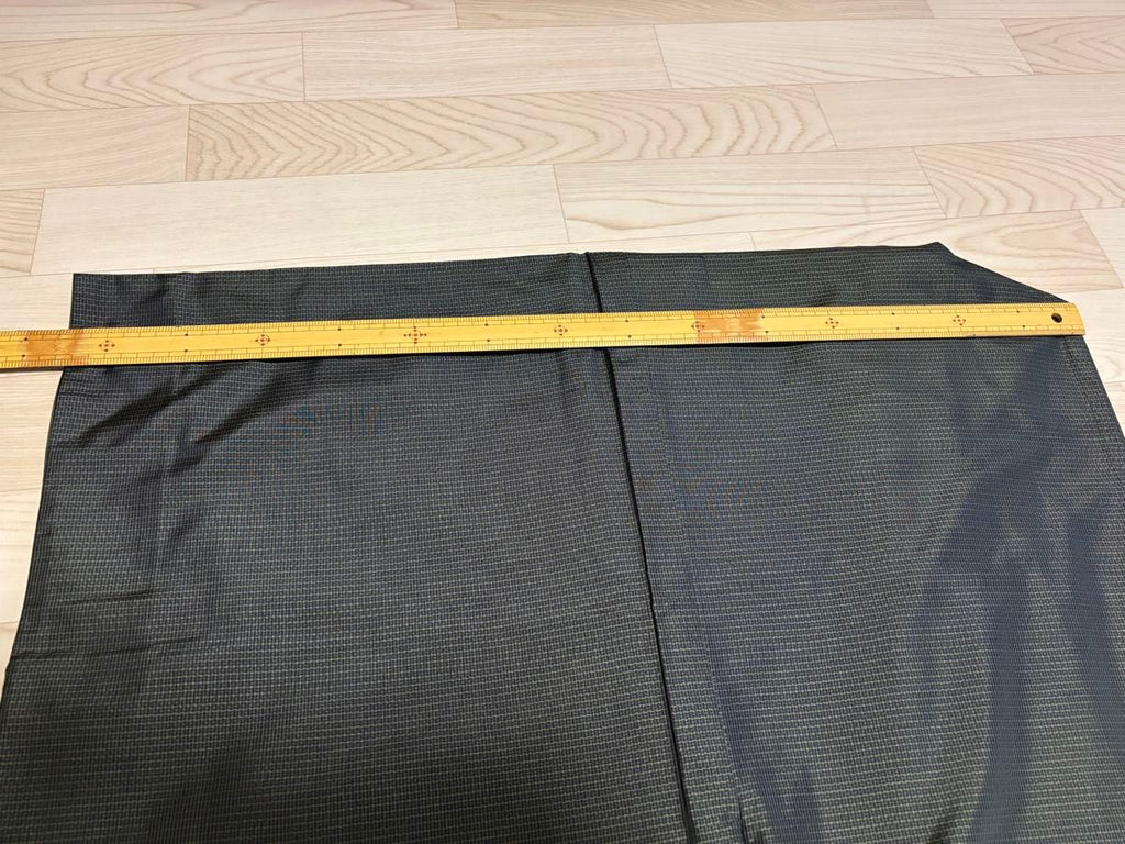 طقم رجالي من أوشيما تسوموجي باللون النيلي (هاوري وكيمونو) مع شهادة - قطعة كلاسيكية