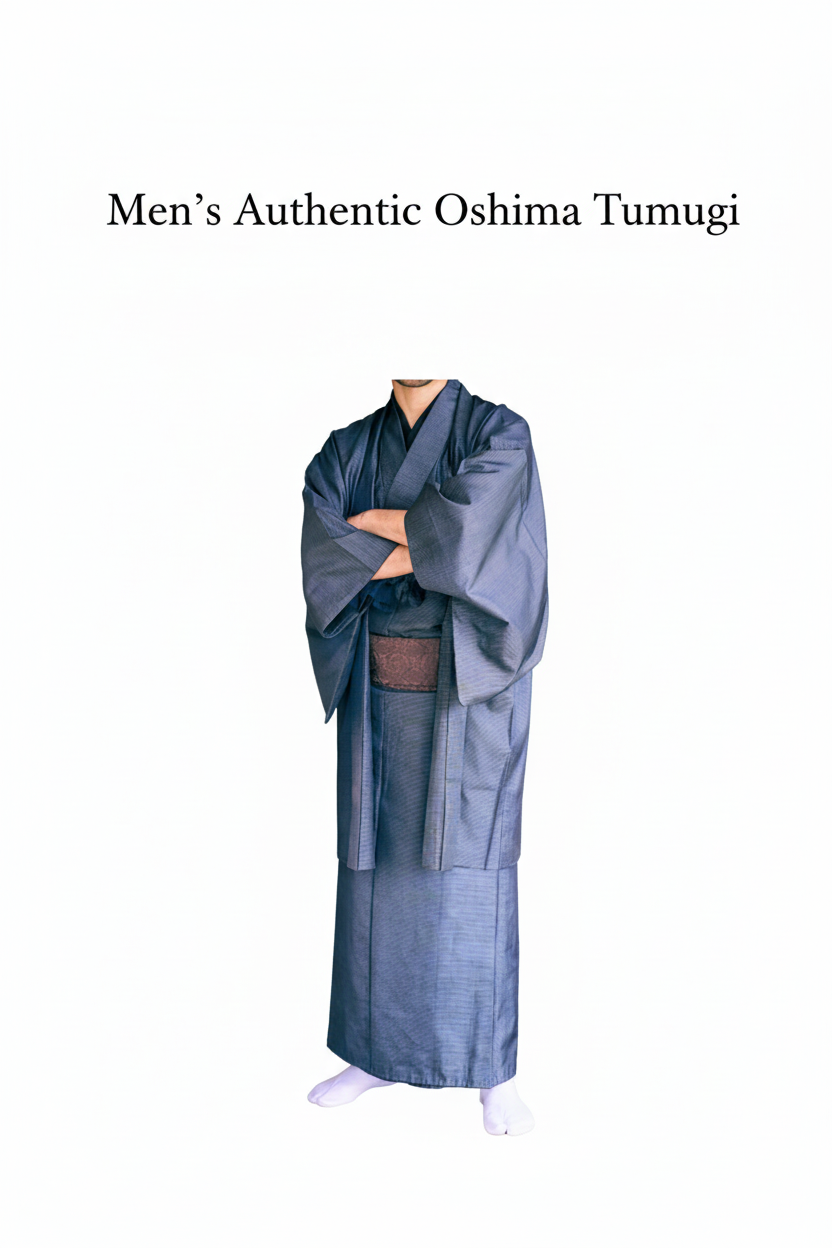 Men's Authentic Oshima Tsumugi