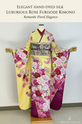 Pinterest Rose Furisode Front View