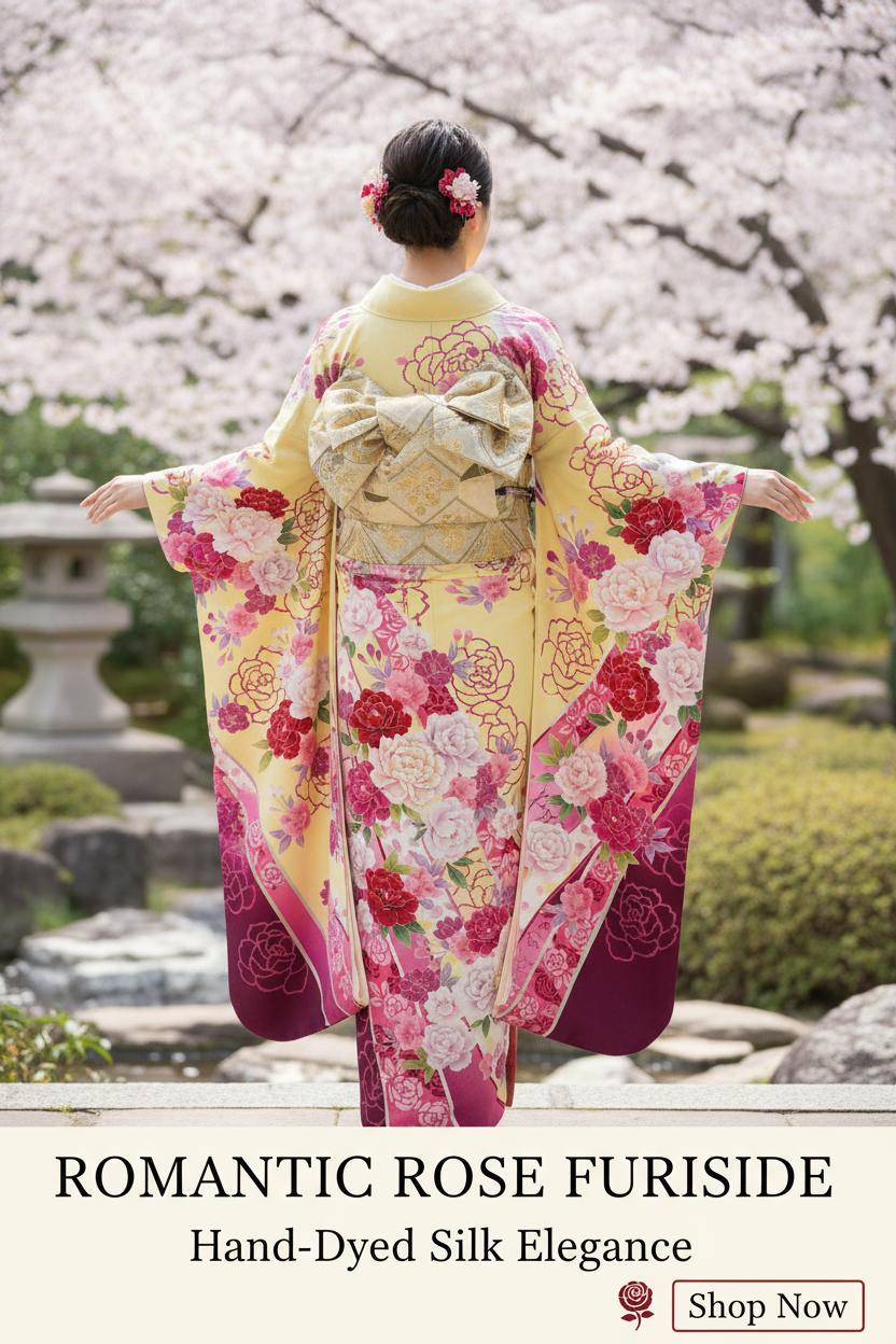 Pinterest Rose Furisode Image