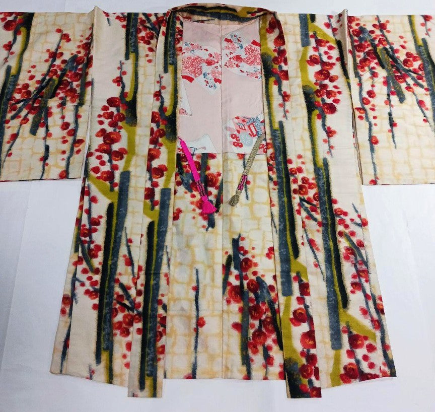 Antique Meisen Haori Jacket - Sturdy & Versatile - Pre-Owned