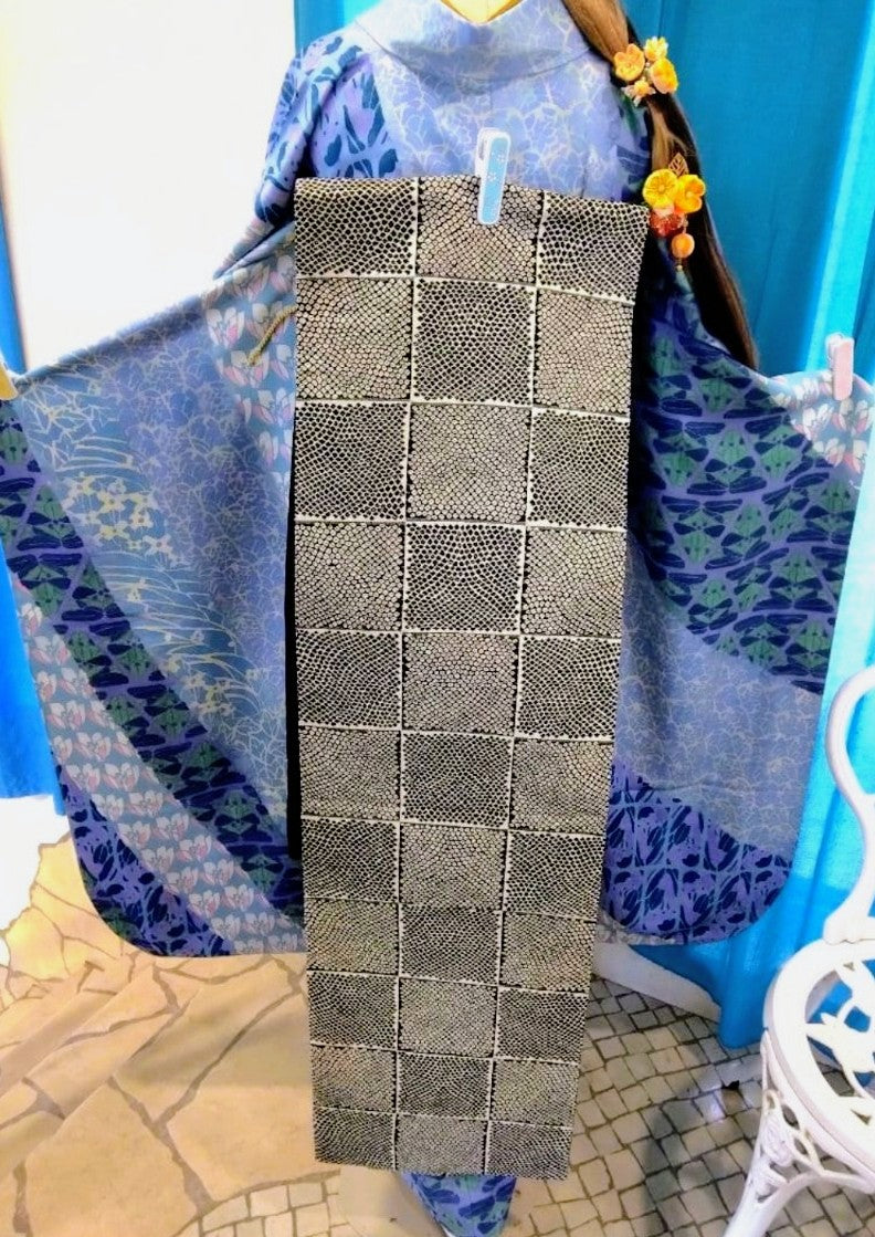 Premium Furisode Full Set - Pure Silk - Unworn - Nishijin Obi - Tall Size - Coming of Age Ceremony