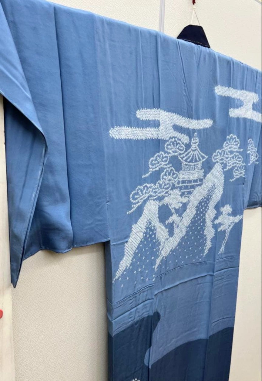 طقم رجالي أصلي كامل من تصميم أوشيما تسوموجي مع شهادة - غير مستخدم/جديد - مقاس طويل