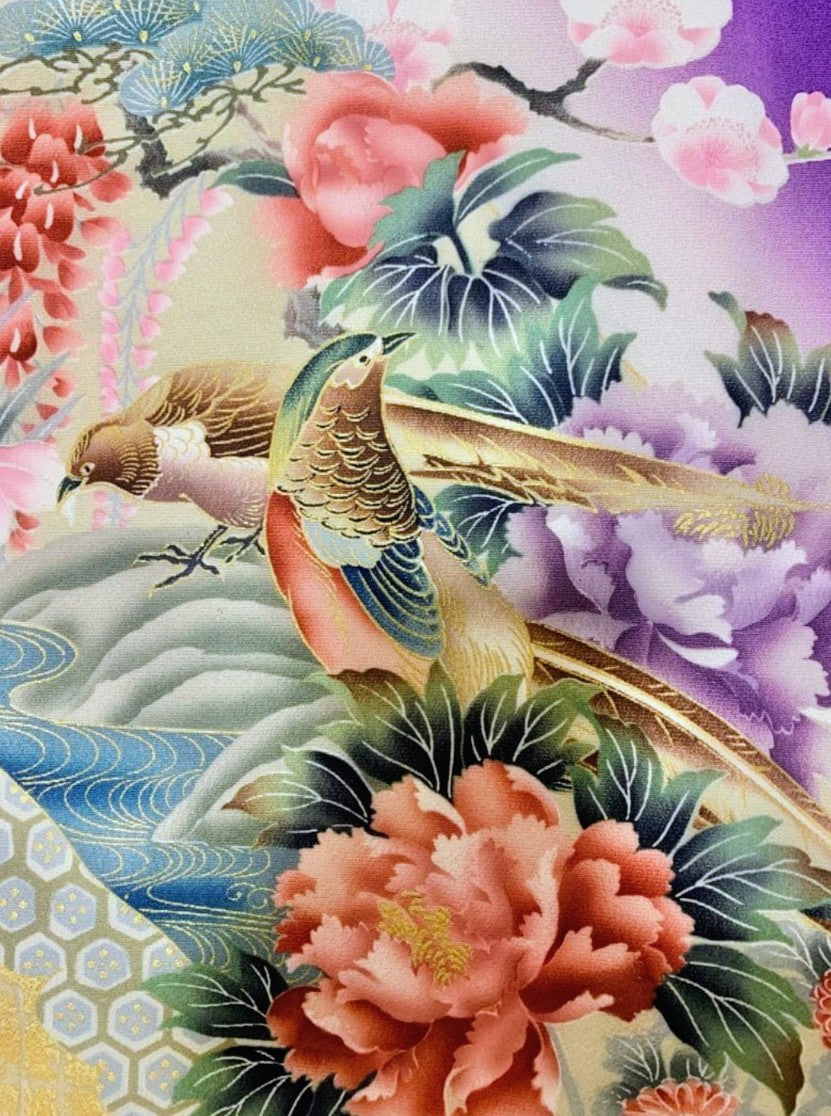 طقم فوريسود أنيق بتصميم كلاسيكي وعصري مع لمسات ذهبية - بنفسجي