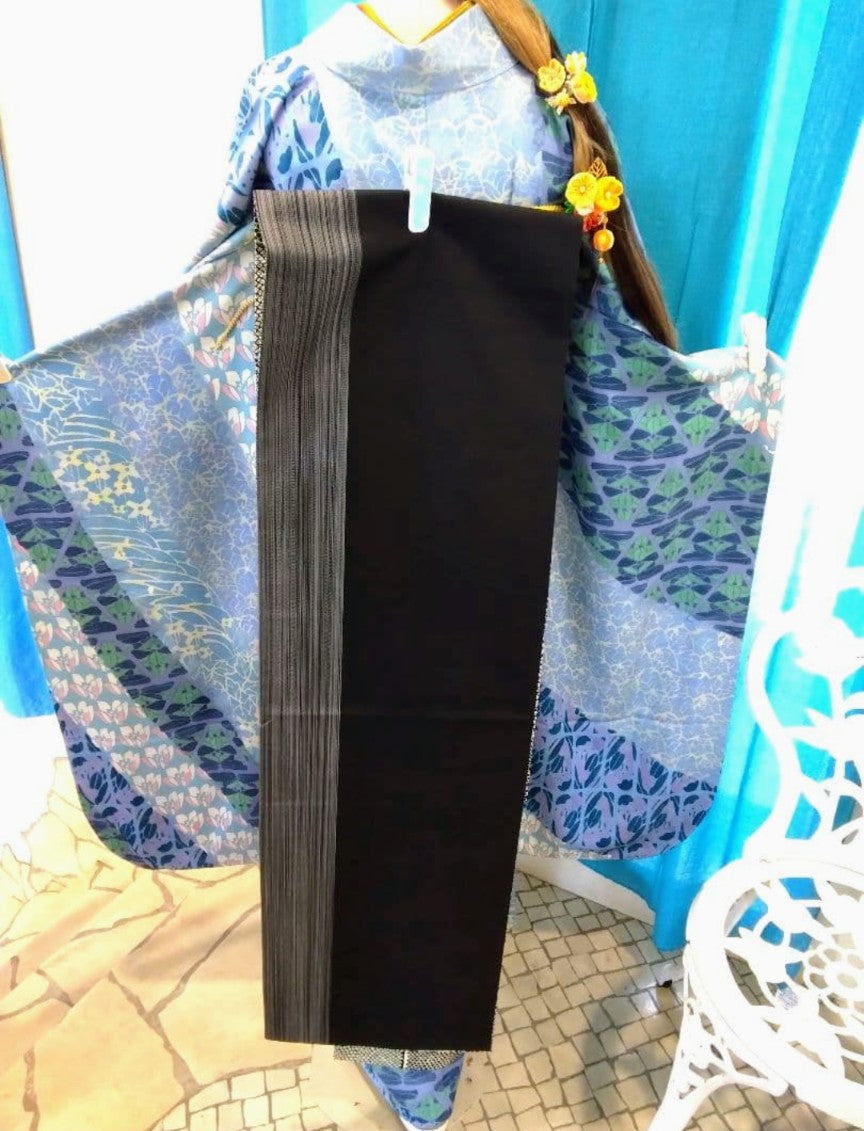 Premium Furisode Full Set - Pure Silk - Unworn - Nishijin Obi - Tall Size - Coming of Age Ceremony