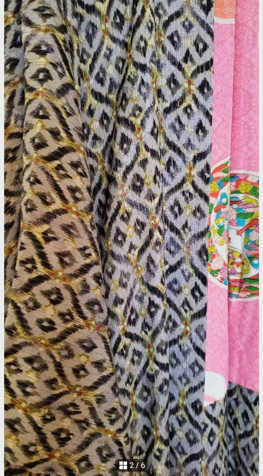 Antique Japanese Haori Jacket - Long Style - Pre-Owned