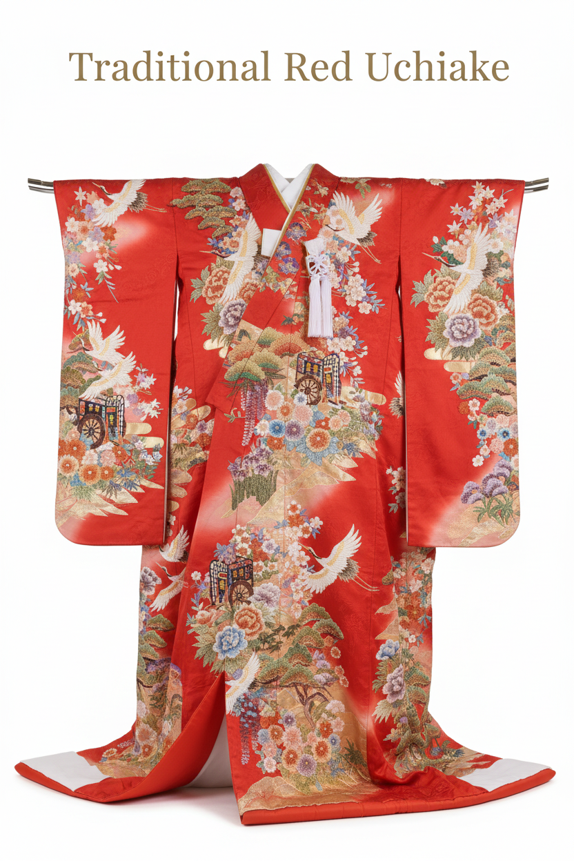 Traditional Red Uchikake